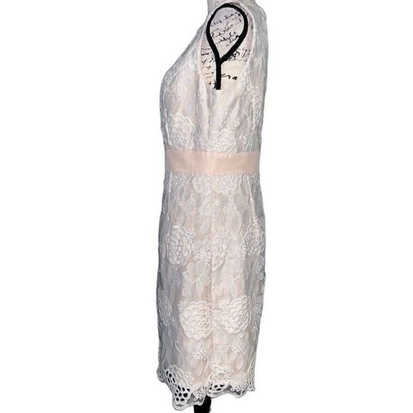 Luxology blush pink lace dress 10 - Picture 4 of 6